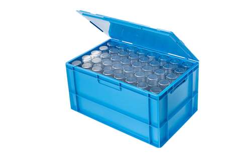 Koffer voor hardcups - 600x400x320mm