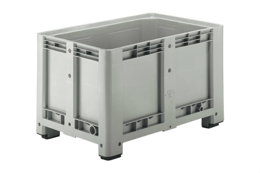 Palettenbox 1200x800x760mm -geschlossen - 4 Füsse - 470l 