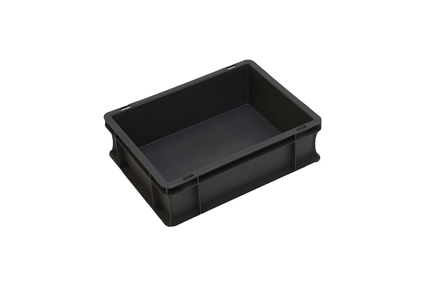 EN Stacking bin Budget Recycled 10l - 400x300x120mm - closed sides and bottom 