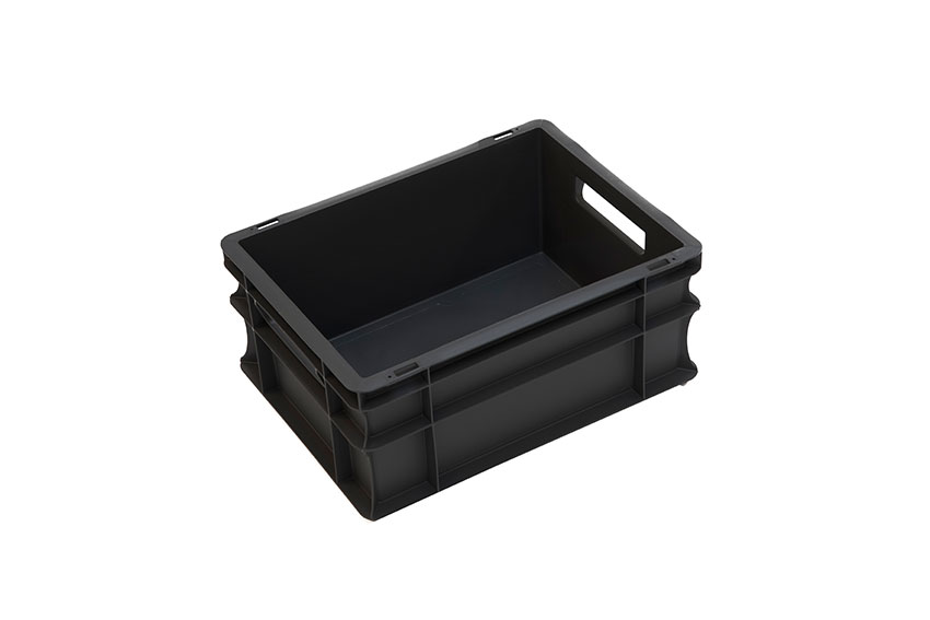 EN Stacking bin Budget Recycled 15l - 400x300x170mm - closed sides and bottom 