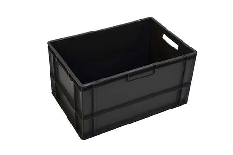 EN Stacking bin Budget Recycled 60l - 600x400x320mm - closed sides and bottom