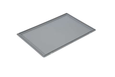 EN Opliggend deksel Budget Grey - 600x400x16mm