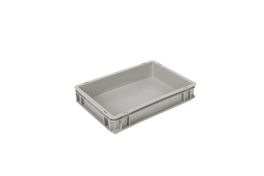 EN-Stapelbehälter Classic 6l - 400x300x80mm - geschlossene Wände und Boden - geschl. Griffe 