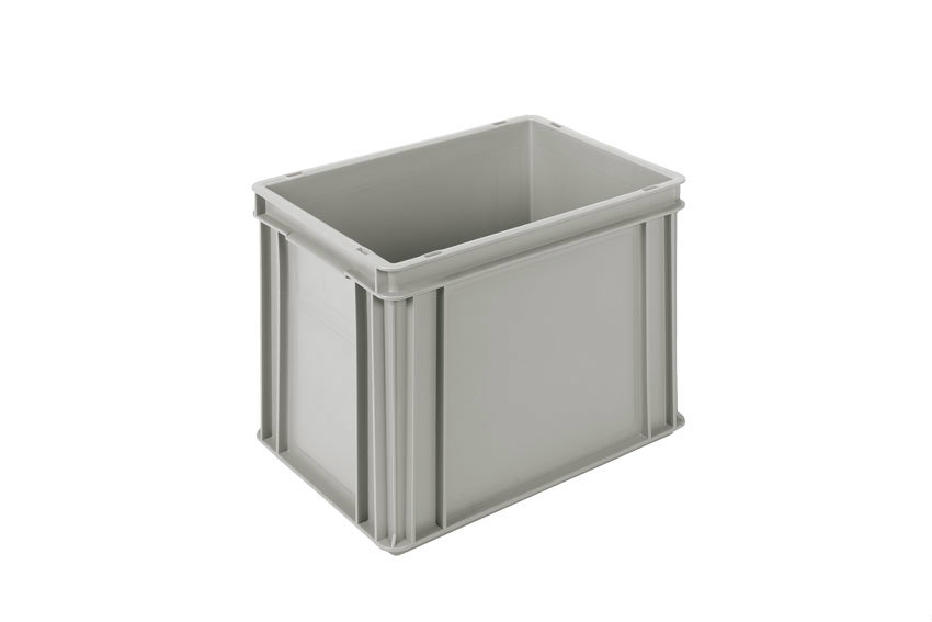 EN Stacking bin Classic 29l - 400x300x320mm - closed sides and bottom - closed handles 