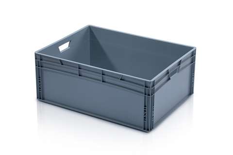 EN Stapelbak Classic 133l - 800x600x320mm - gesloten wanden en gesloten verstevigde bodem