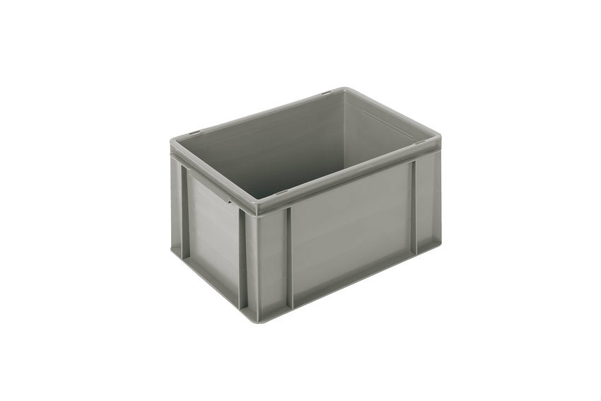 EN Stacking bin Classic 21l - 400x300x220mm - closed sides and bottom - closed handles 