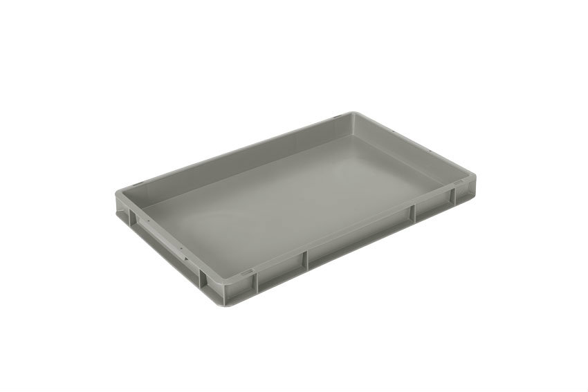 EN Stacking bin Classic 9l - 600x400x50mm - closed sides and bottom - closed handles 