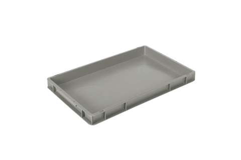 EN Stapelbak Classic 9l - 600x400x50mm - gesloten wanden en bodem - gesloten handvaten