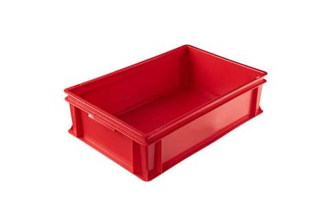 EN Stapelbak Classic 23l - 600x400x120mm - gesloten wanden en bodem - gesloten handvaten