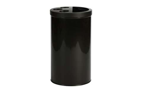 Combi afvalton 40l metaal - afval bekers + algemeen afval