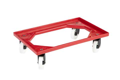 Transport undercarriage Food - 4 PA swivel castors - ABS frame - PA forks