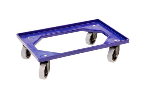 Transport undercarriage Food - 4 rubber swivel castors - ABS frame - PA forks