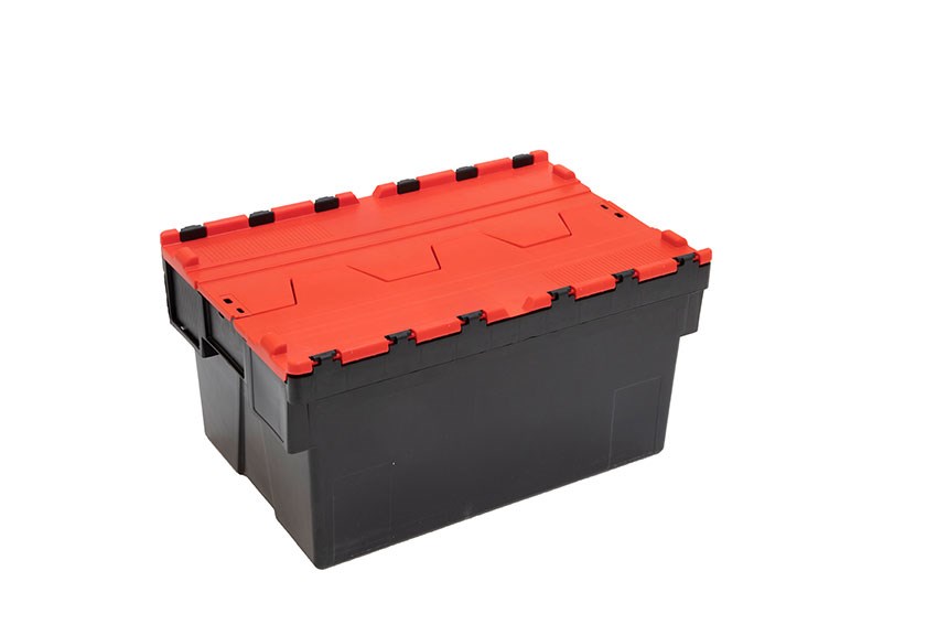 Distributiebak Ergo 52L – 600x400x310mm - Zwarte body + gekleurd deksel - Regeneraat 