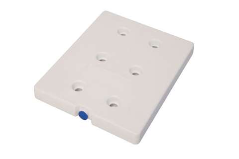 Eutect. plaat pl480 -12°c - blauwe dop - 480x280x28mm