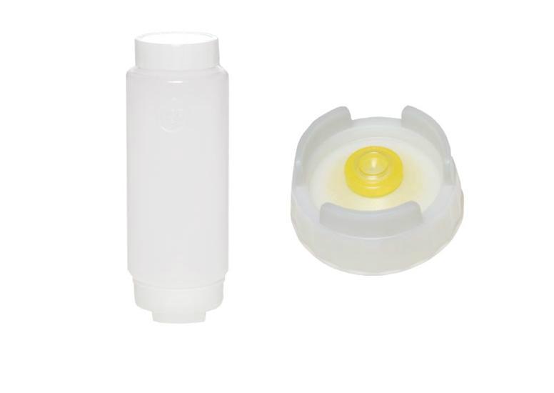 Squeeze bottle medium membrane 12/pck - with white screw cap - 355ml 