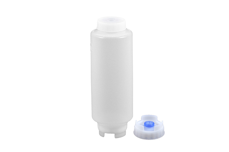 SQUEEZE BOTTLE LARGE MEMBRANE 6PCE/PCK - WITH WHITE SCREW CAP - 710ML 