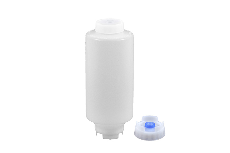 SQUEEZE BOTTLE LARGE MEMBRANE - 6PCE/PCK - WITH WHITE SCREW CAP - 946ML 