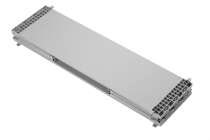 Plooibare opzetrand flexbox - 6 scharnieren - 1200x1000x330mm 