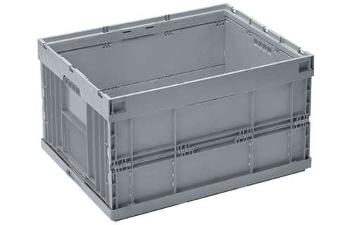 Euronorm plooibak 800x600x450mm - 169l - zonder deksel