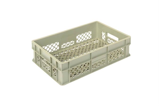 EN-Stapelbehälter Gold 28l - 600x400x150mm - Perforierte Wände und verstärkter perforierter Boden 