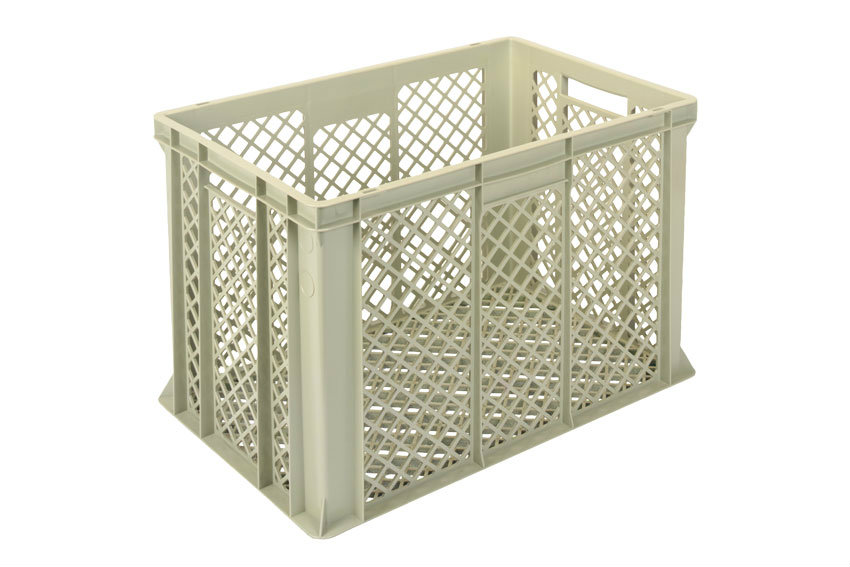 EN Stapelbak Gold 82l - 600x400x410mm - geperforeerde wanden en versterkte geperforeerde bodem 
