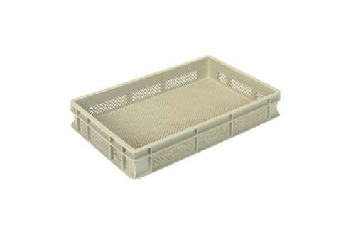 EN Stapelbak Gold 17l - 600x400x100mm - geperforeerde wanden en versterkte geperforeerde bodem