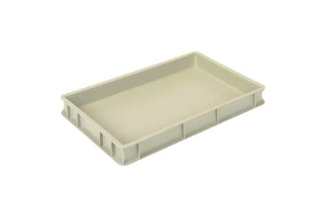 EN-Stapelbehälter Gold 14l - 600x400x70mm - geschlossene Wände und Boden verstärkter