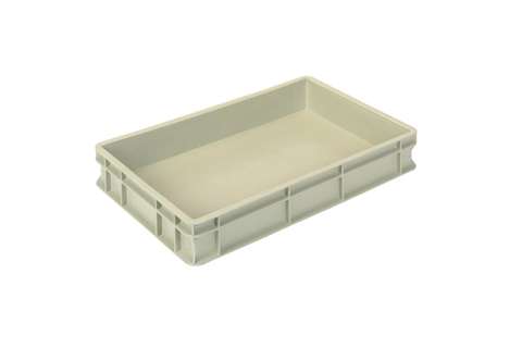 EN-Stapelbehälter Gold 17l - 600x400x100mm - geschlossene Wände und Boden verstärkter