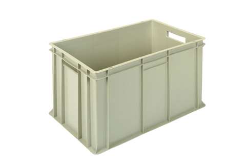 EN-Stapelbehälter Gold 70l - 600x400x350mm - geschlossene Wände und Boden verstärkter
