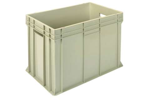 EN-Stapelbehälter Gold 90l - 600x400x450mm - geschlossene Wände und Boden verstärkter
