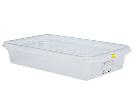 Gastronox 1/1 - 100mm diep - 13l - inclusief deksel & clips