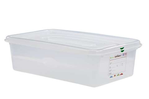 Gastronox 1/1 - 150mm Tiefe - 21l - mit Deckel und Clips