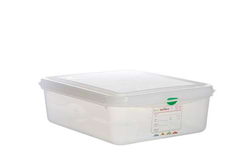 Gastronox 1/2 - 65mm Tiefe - 4l - mit Deckel und Clips