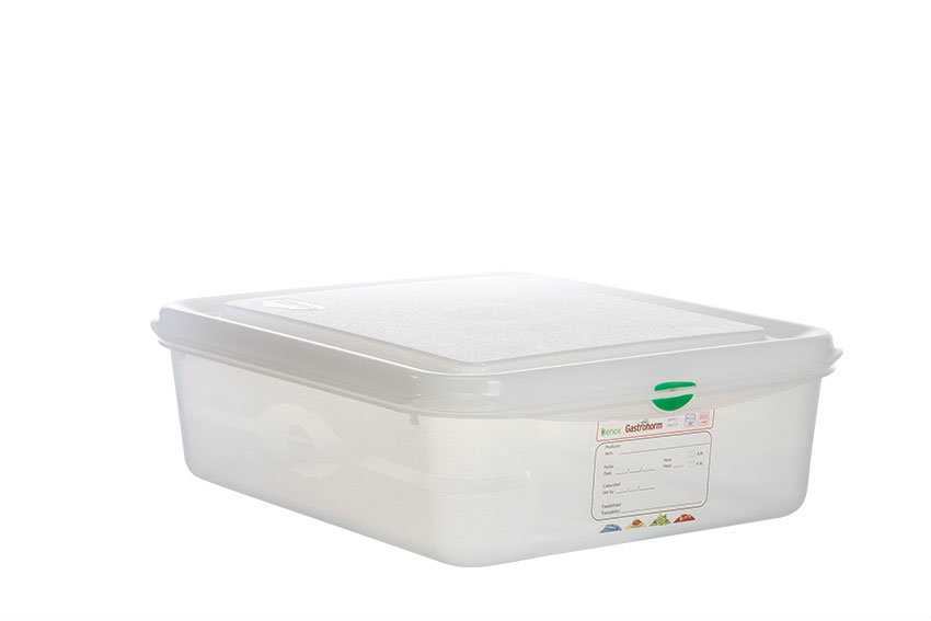 Gastronox 1/2 - 100mm diep - 6,5l - inclusief deksel &amp; clips 