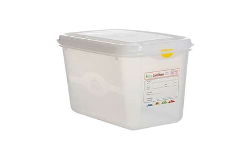 Gastronox 1/4 - 150mm Tiefe - 4,3l - mit Deckel und Clips