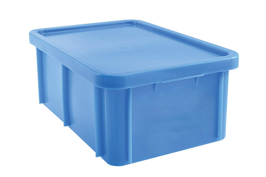 EN Stapel- und Transportbehälter Special 35l - 600x400x230mm - Abgerundete Ecken - inkl. Deckel 