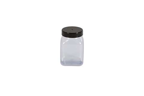 Square container wide opening - 200ml - serie 310 PVC/petg