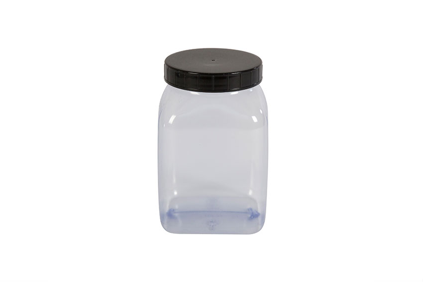 Quadratische Weithalsdose - 1000ml - 310 PVC/petg Series 
