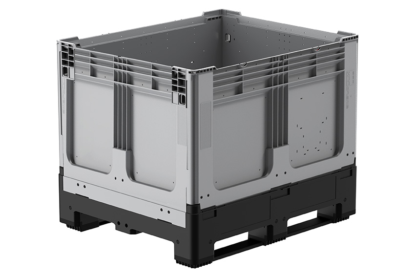 Logifold box 1200x1000x975mm - 855l - gesloten - 2 latten 