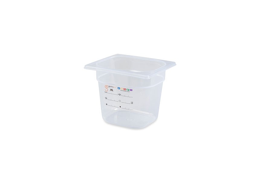 Gastroplus 1/6 - 150mm diep - 2,3l - IML label - excl. deksel 