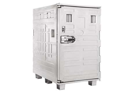 Cargoline isotherme container 1350l - op palletframe (6 poten)
