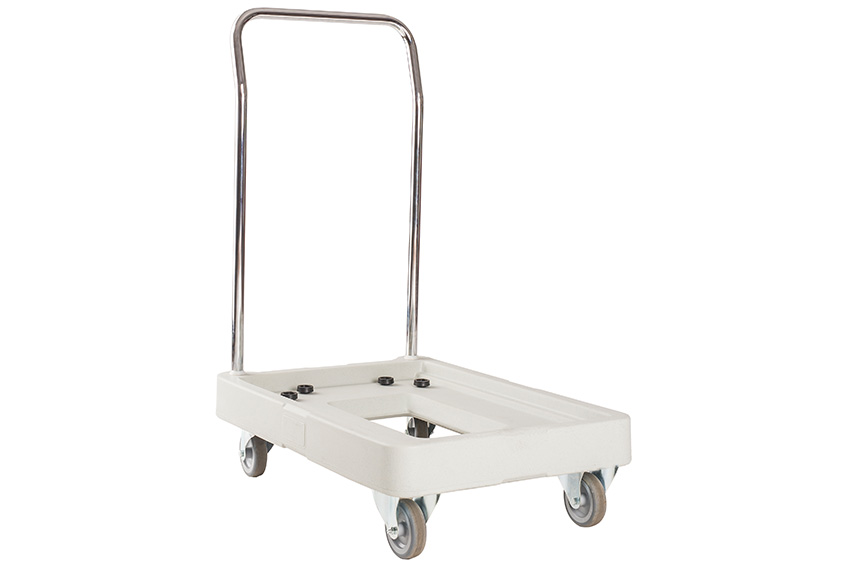 Smartdolly with chromed handle - 525x750x965mm - 2 swivel castors + 2 fixed castors 