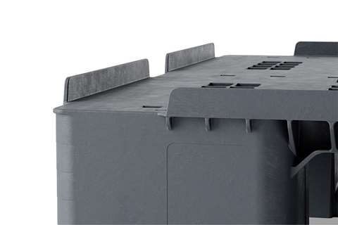 Classic pallet eu alt 1200x800x150mm - 22mm rand - open dek  3 sleeplatten