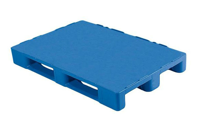 Hygiene pallet - 1200x1000x160mm - 3 sleeplatten - gesloten dek 