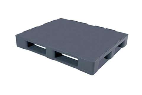 Hygiene pallet - 1200x1000x160mm - reg - 3 sleeplatten - gesloten dek