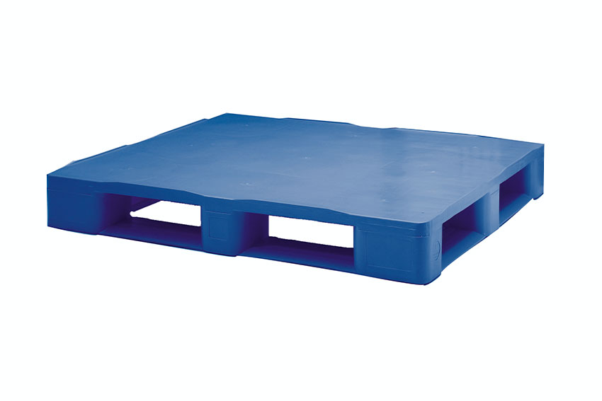 Hygiene pallet - 1200x1000x160mm - 5 sleeplatten - gesloten dek 