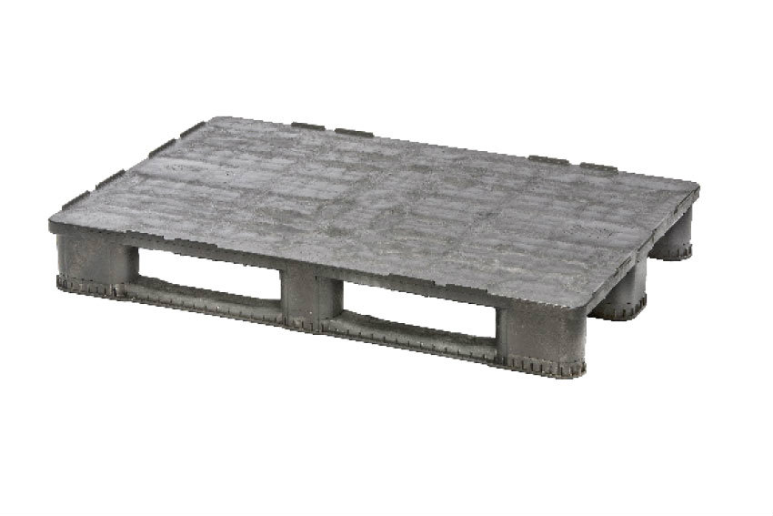 Premium pallet - 1200x800x157mm - reg - gesloten dek - 3 sleeplatten 