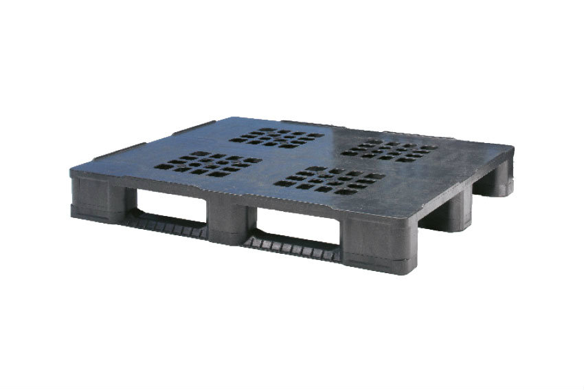 Premium pallet - 1200x1000x160mm - reg - open dek - 3 sleeplatten 