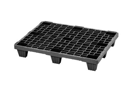 Export pallet - 800x600x130mm - reg - open dek - 9 poten