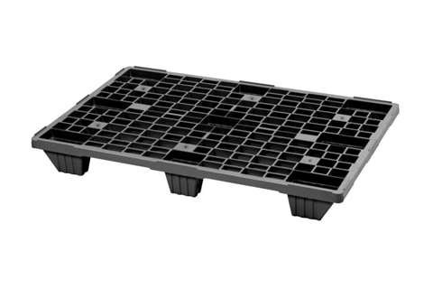Export pallet - 1200x800x140mm - reg - open dek - 9 poten